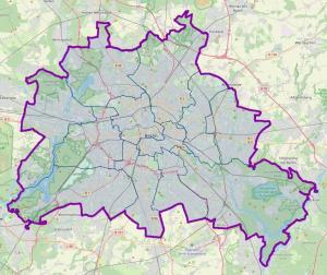 Berlin Karte, Copyright OpenStreetMap 