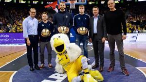 Preisverleihung Most Efficient Player ALBA Berlin und Berliner Energieagentur