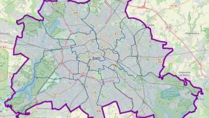 Berlin Karte, Copyright OpenStreetMap 