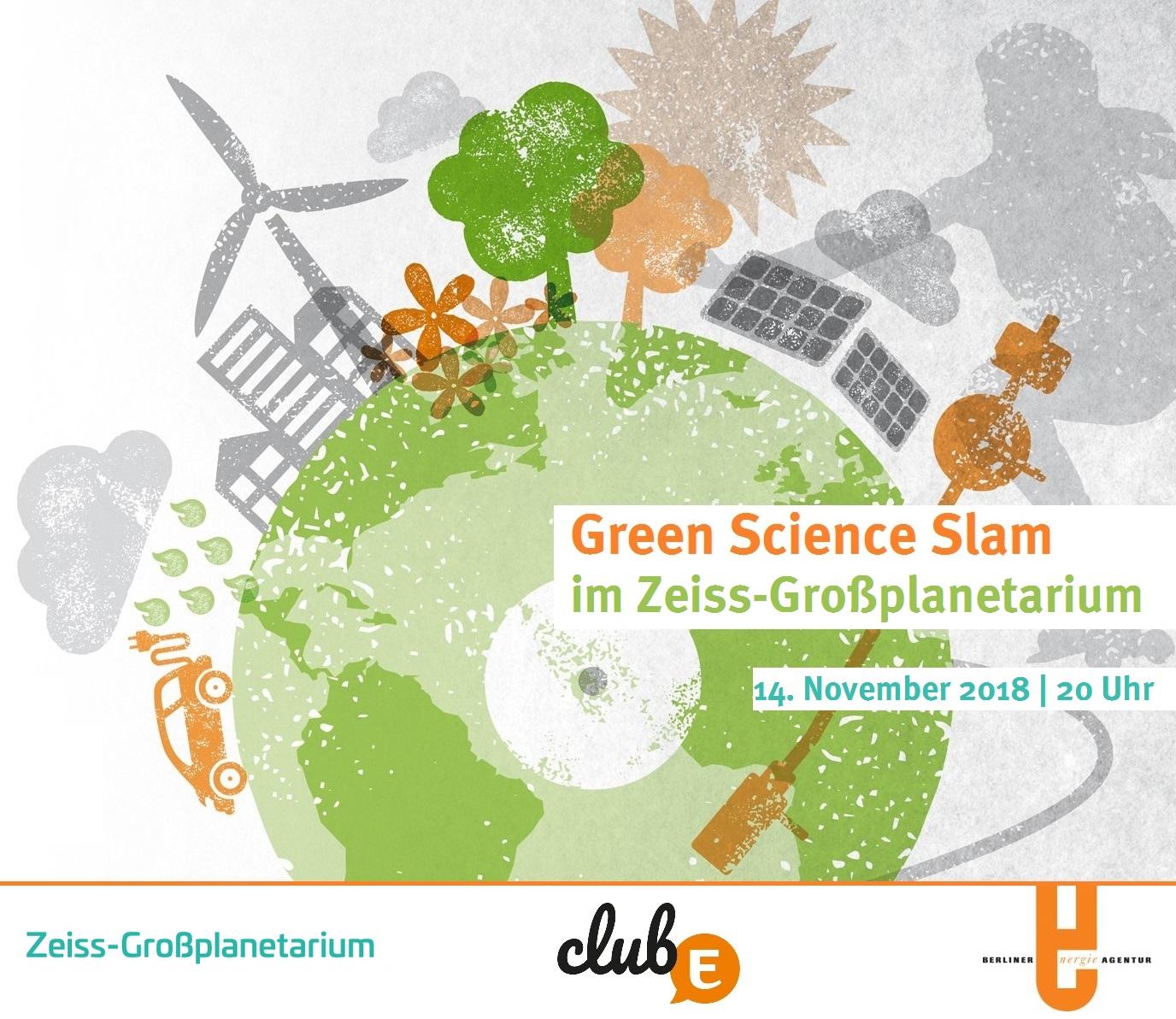 ClubE-Event: Green Science Slam im Zeiss-Großplanetarium